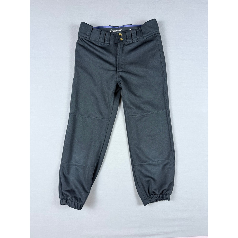 Rip-It Womens Juniors XS Black Softball Pants Athletic Uniform